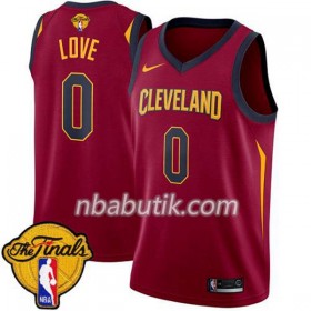 NBA Mænd Trøje Cleveland Cavaliers Kevin Love 0 2018 NBA Finals Nike Rød Swingman